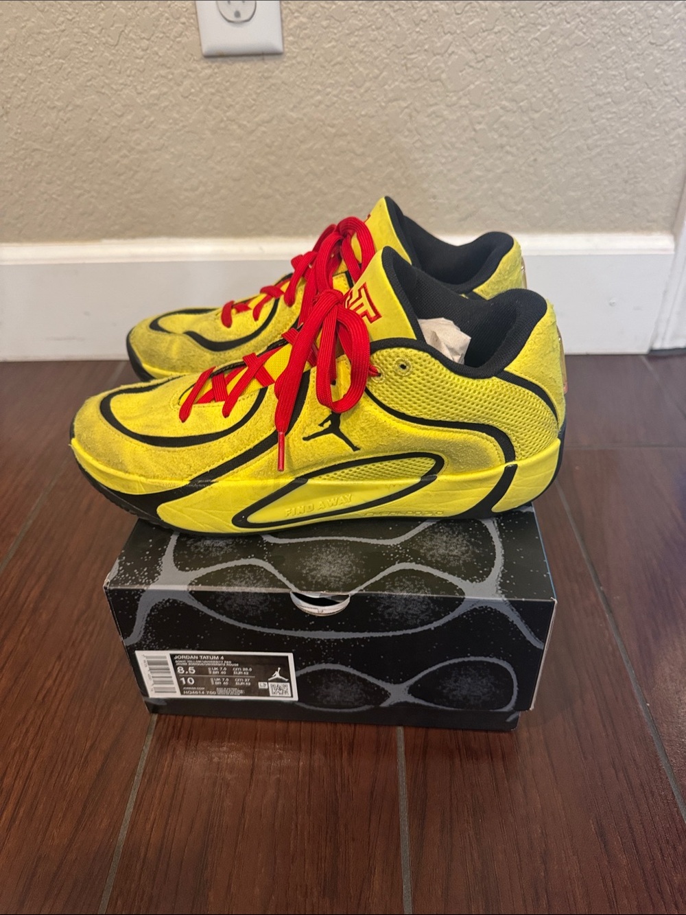 Jordan Tatum 4 Yellow & Red